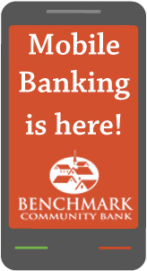 Banking Options - Mobile Banking - Benchmark Community Bank